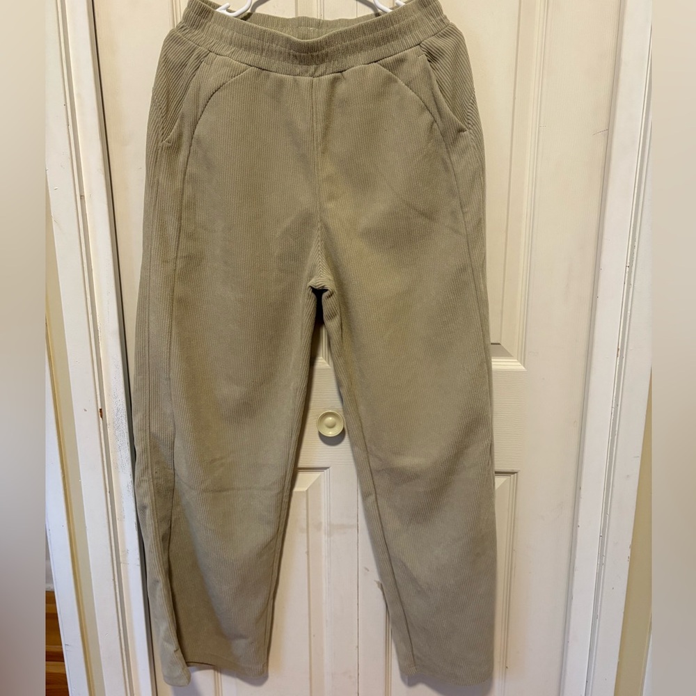 Halara High Waisted Straight Leg Corduroy Casual Pants